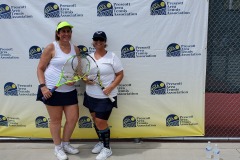 Women's 3.0 Doubles Finalists - Amy Burger & Cheryl Sharp